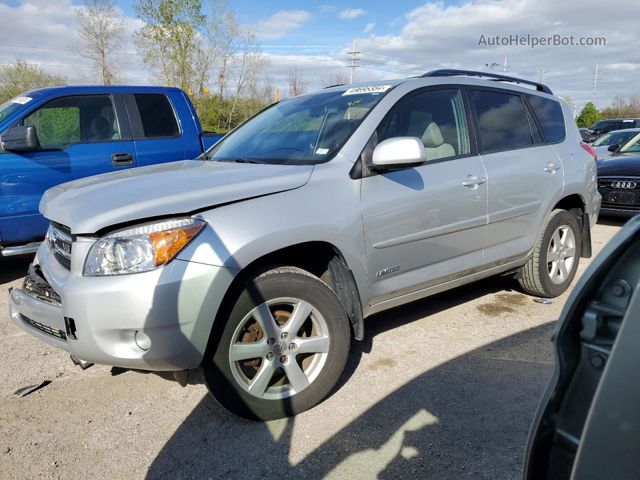 2007 Toyota Rav4 Limited Серебряный vin: JTMBK31V575023088