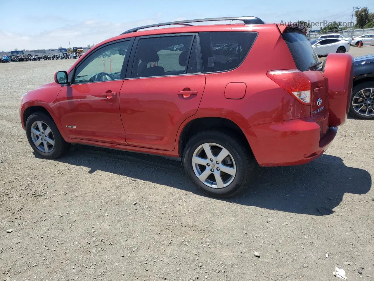 2007 Toyota Rav4 Limited Red vin: JTMBK31V576019892