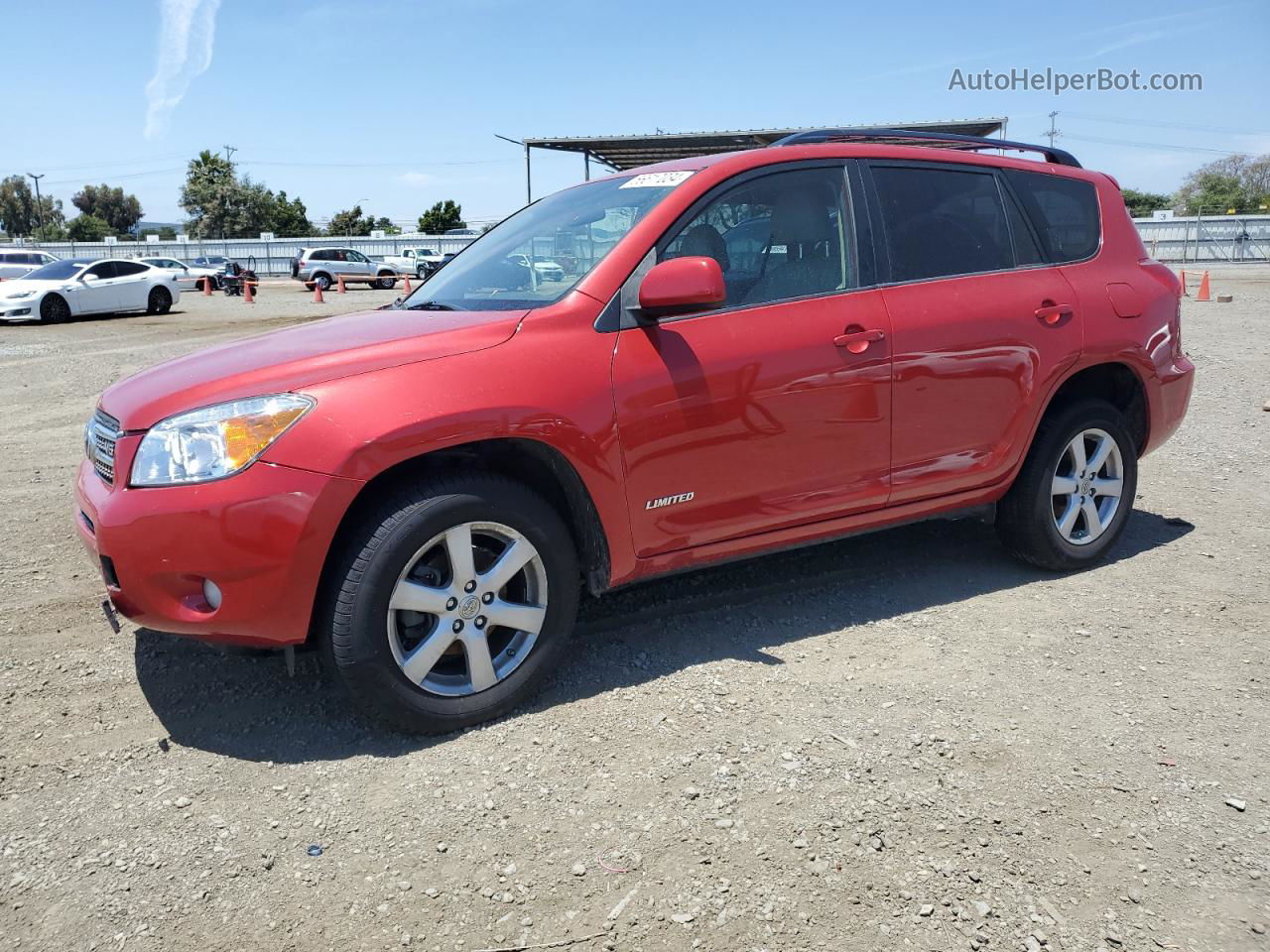 2007 Toyota Rav4 Limited Red vin: JTMBK31V576019892