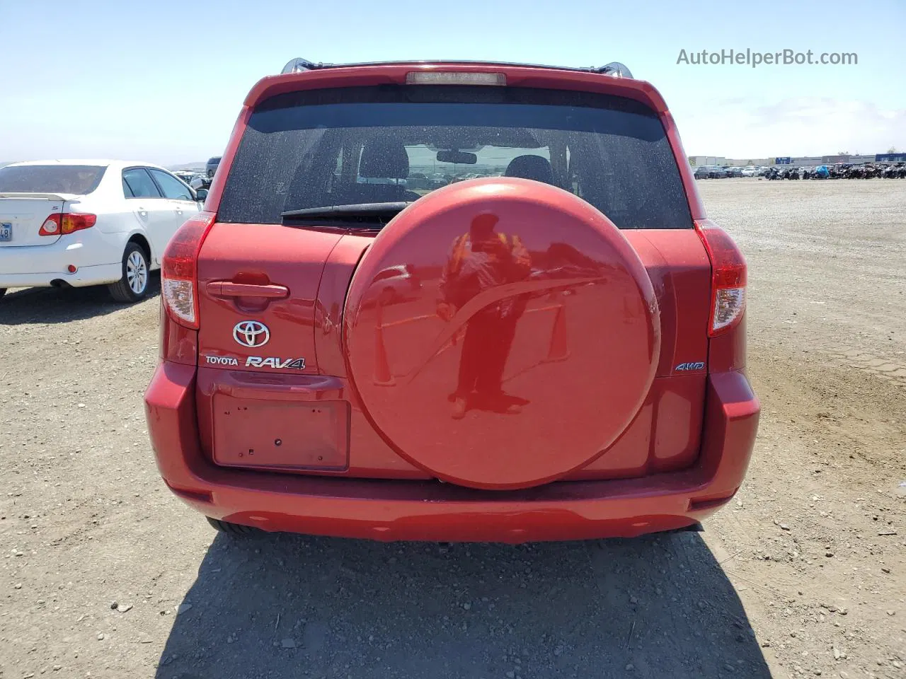 2007 Toyota Rav4 Limited Red vin: JTMBK31V576019892