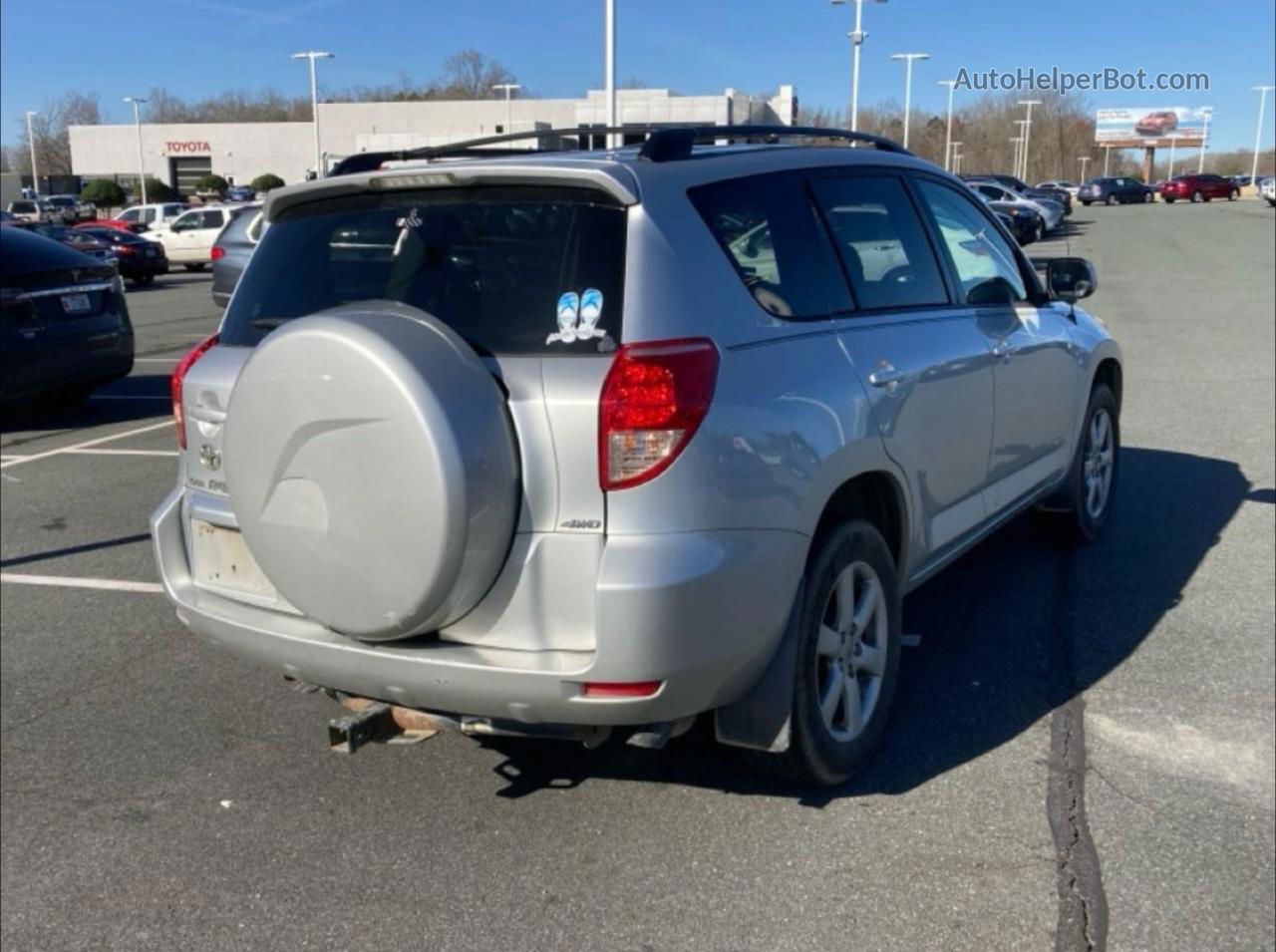 2007 Toyota Rav4 Limited Silver vin: JTMBK31V676018332