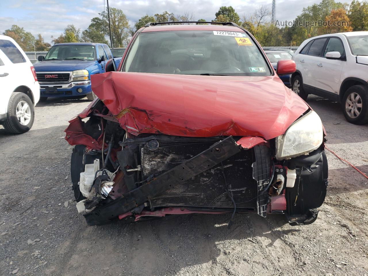 2007 Toyota Rav4 Limited Red vin: JTMBK31V775017194