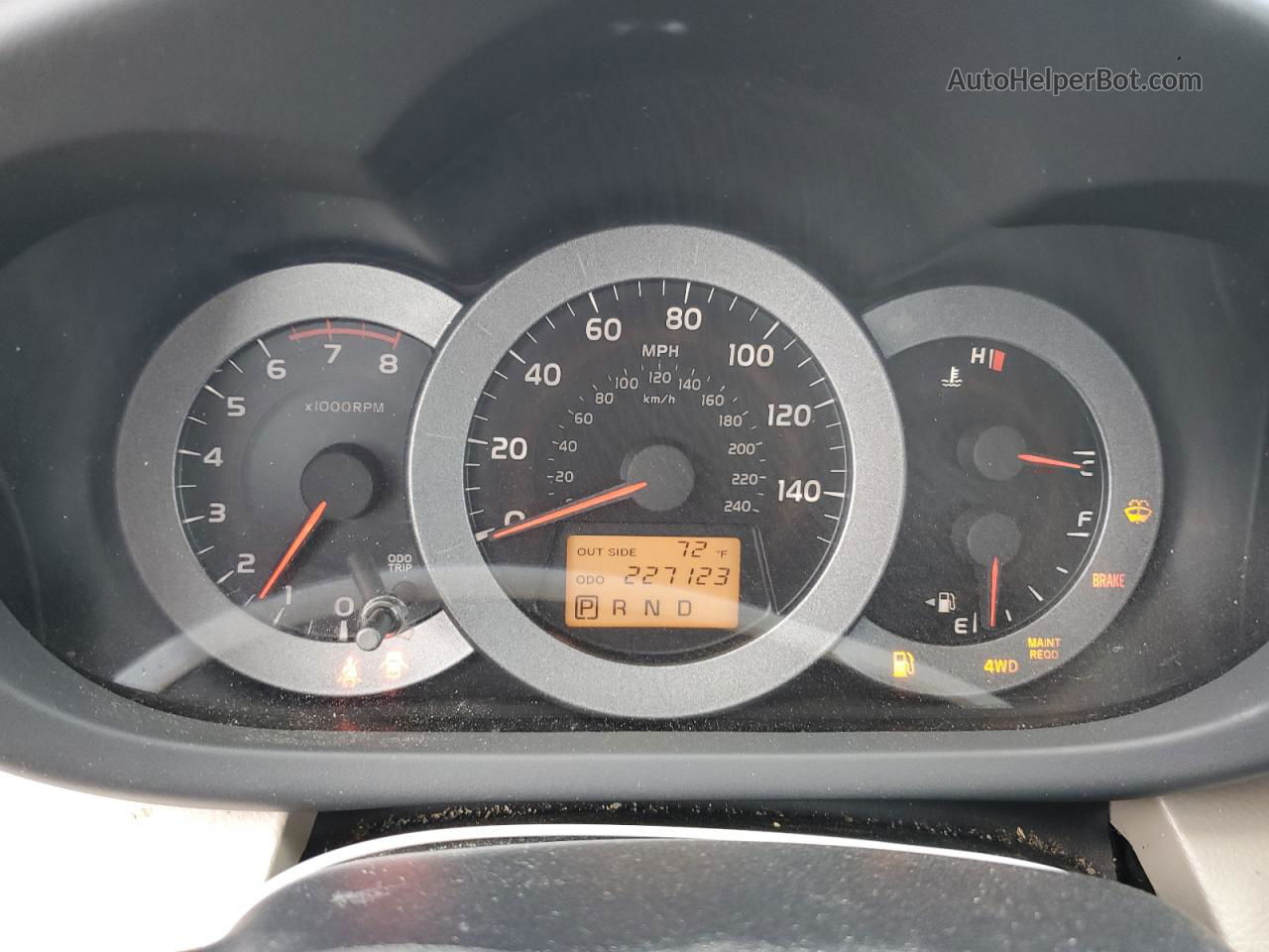 2007 Toyota Rav4 Limited Белый vin: JTMBK31V775034626