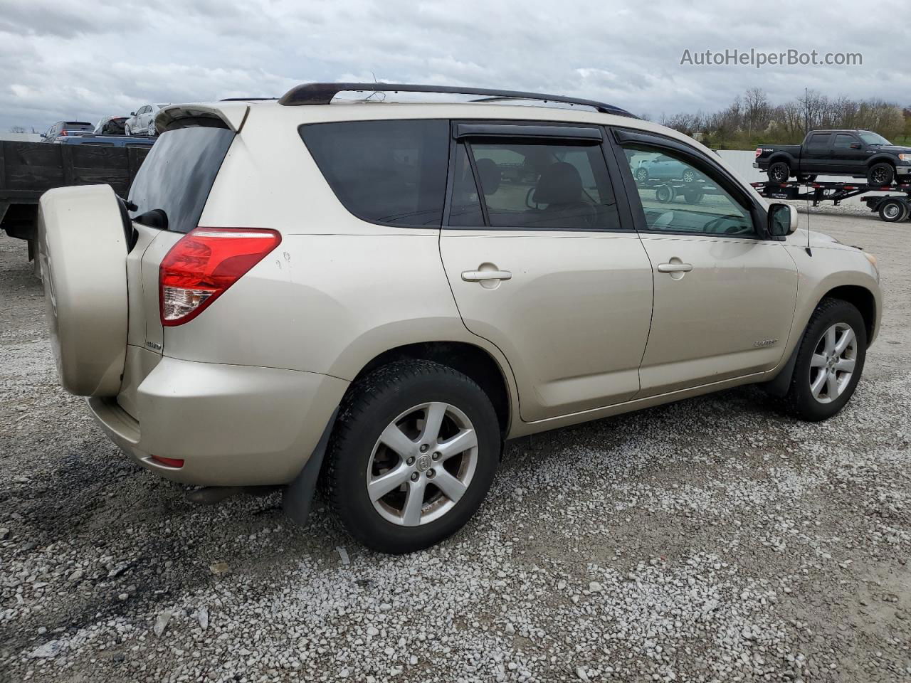 2007 Toyota Rav4 Limited Beige vin: JTMBK31V776015391