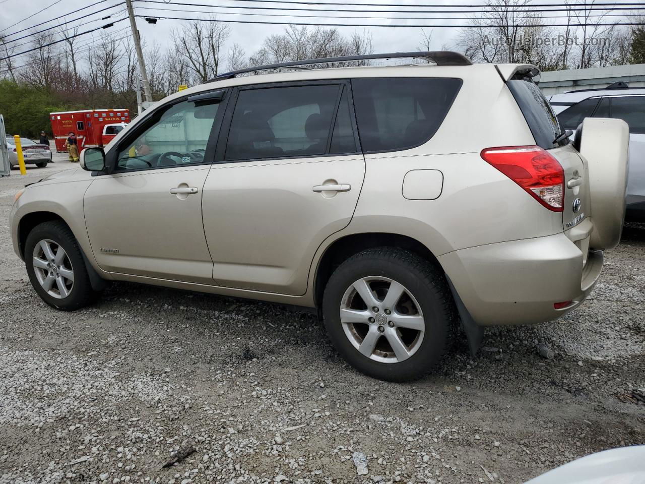 2007 Toyota Rav4 Limited Beige vin: JTMBK31V776015391