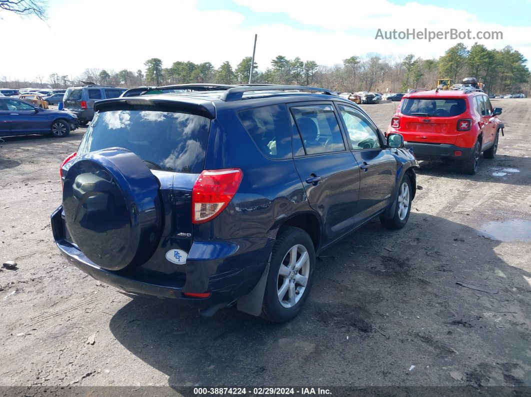 2007 Toyota Rav4 Limited V6 Blue vin: JTMBK31V776022194