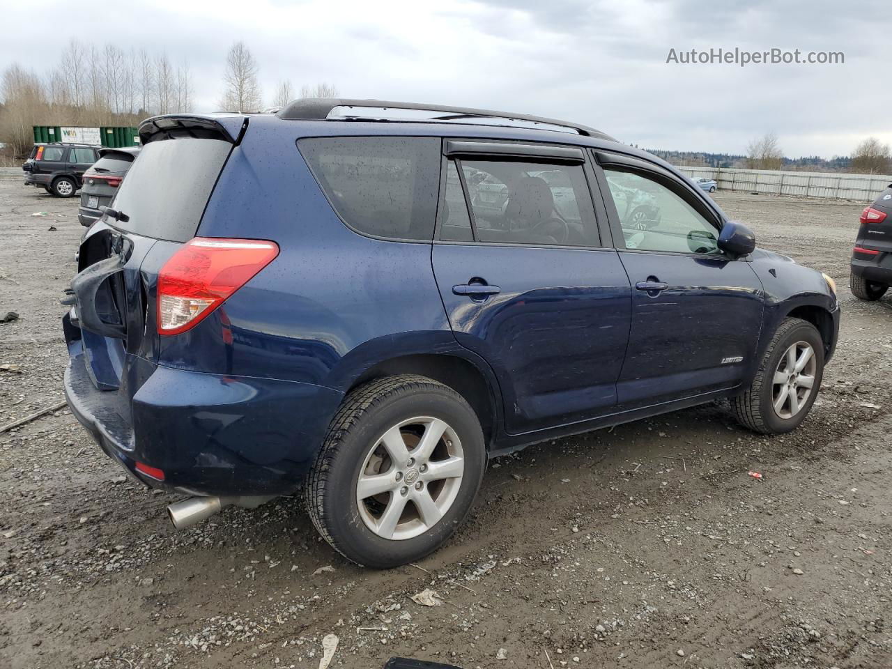 2007 Toyota Rav4 Limited Синий vin: JTMBK31V776022552