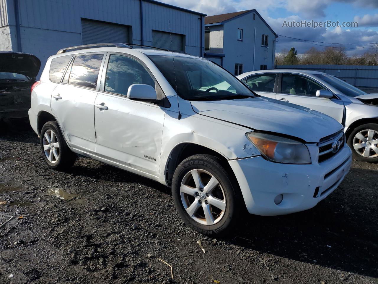 2007 Toyota Rav4 Limited Белый vin: JTMBK31V875031170