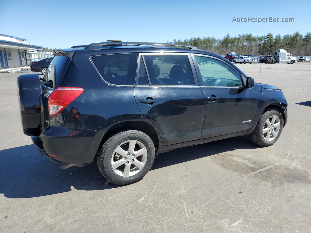 2007 Toyota Rav4 Limited Black vin: JTMBK31V876027646