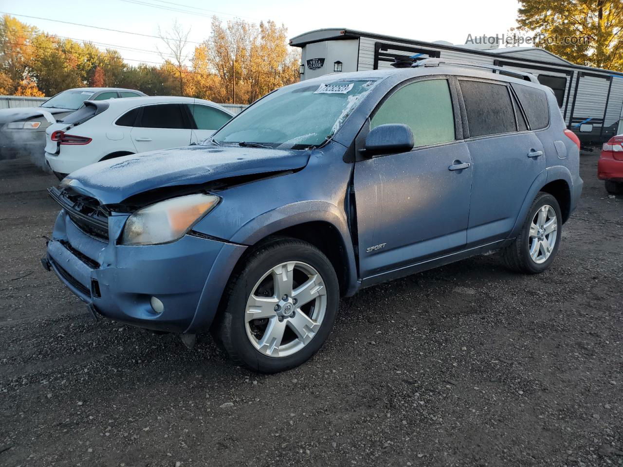 2007 Toyota Rav4 Sport Blue vin: JTMBK32V175017867