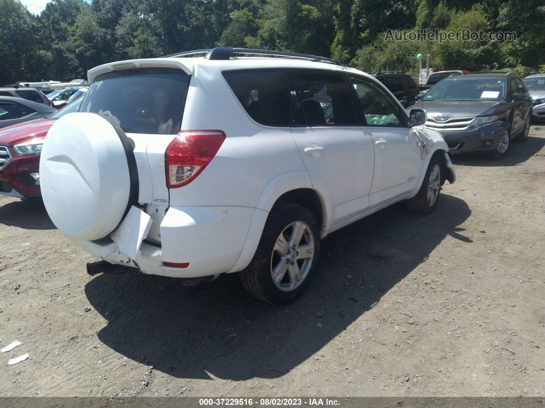 2007 Toyota Rav4 Sport White vin: JTMBK32V376011790