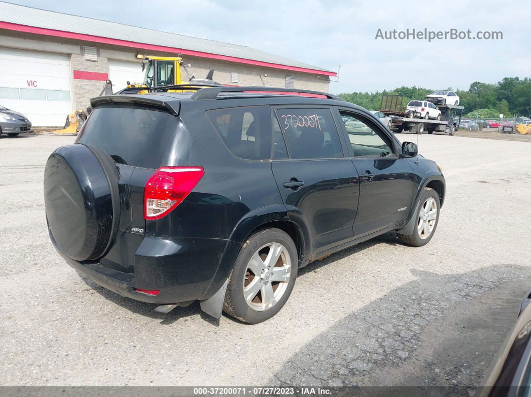 2007 Toyota Rav4 Sport Black vin: JTMBK32V376022501