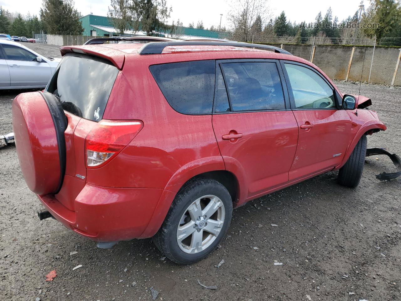 2007 Toyota Rav4 Sport Red vin: JTMBK32V376024362