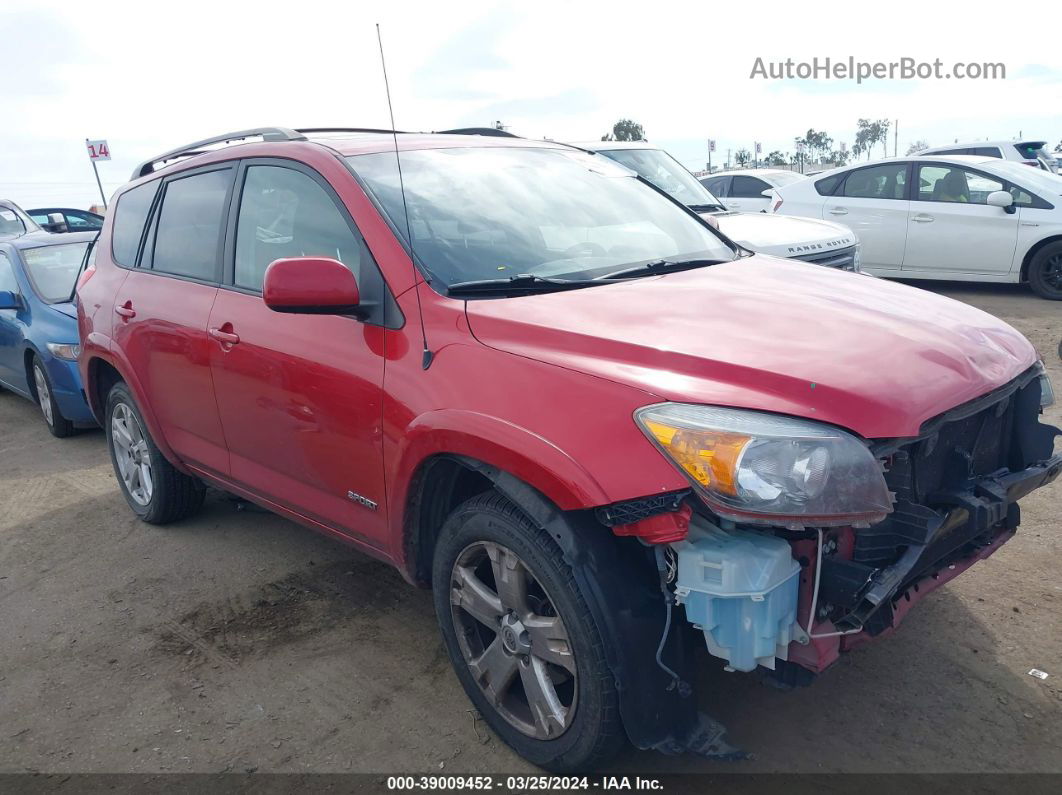 2007 Toyota Rav4 Sport V6 Red vin: JTMBK32V476023608