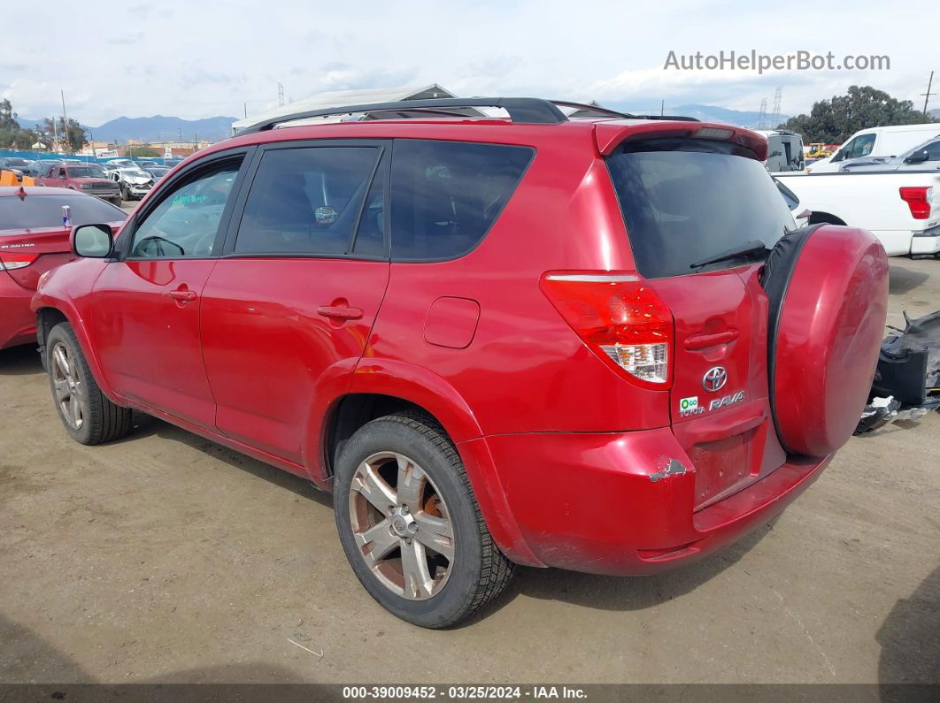 2007 Toyota Rav4 Sport V6 Red vin: JTMBK32V476023608