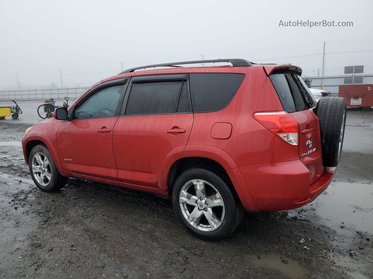 2007 Toyota Rav4 Sport Red vin: JTMBK32V775021762