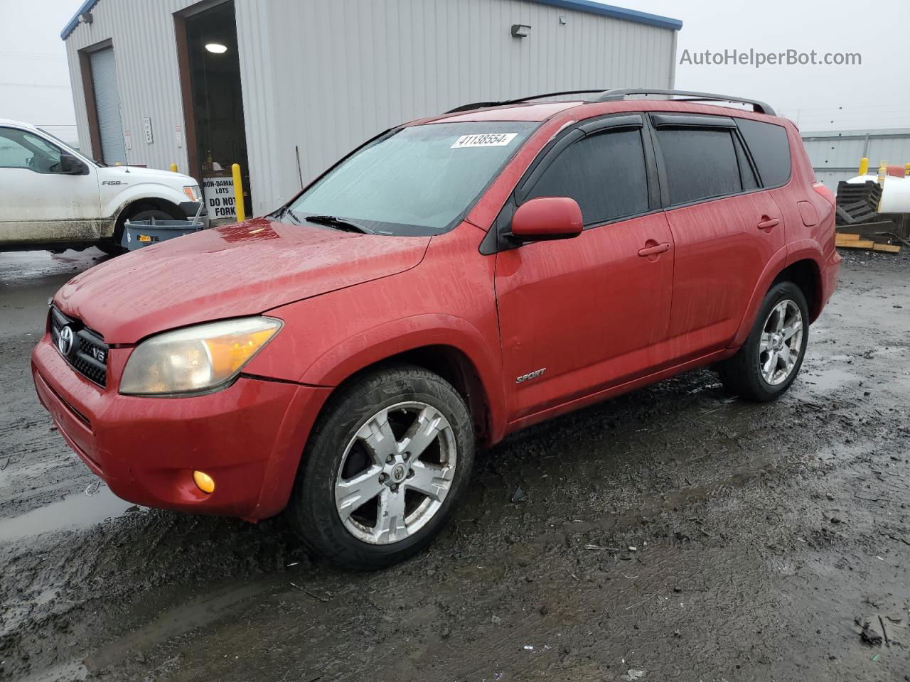 2007 Toyota Rav4 Sport Red vin: JTMBK32V775021762