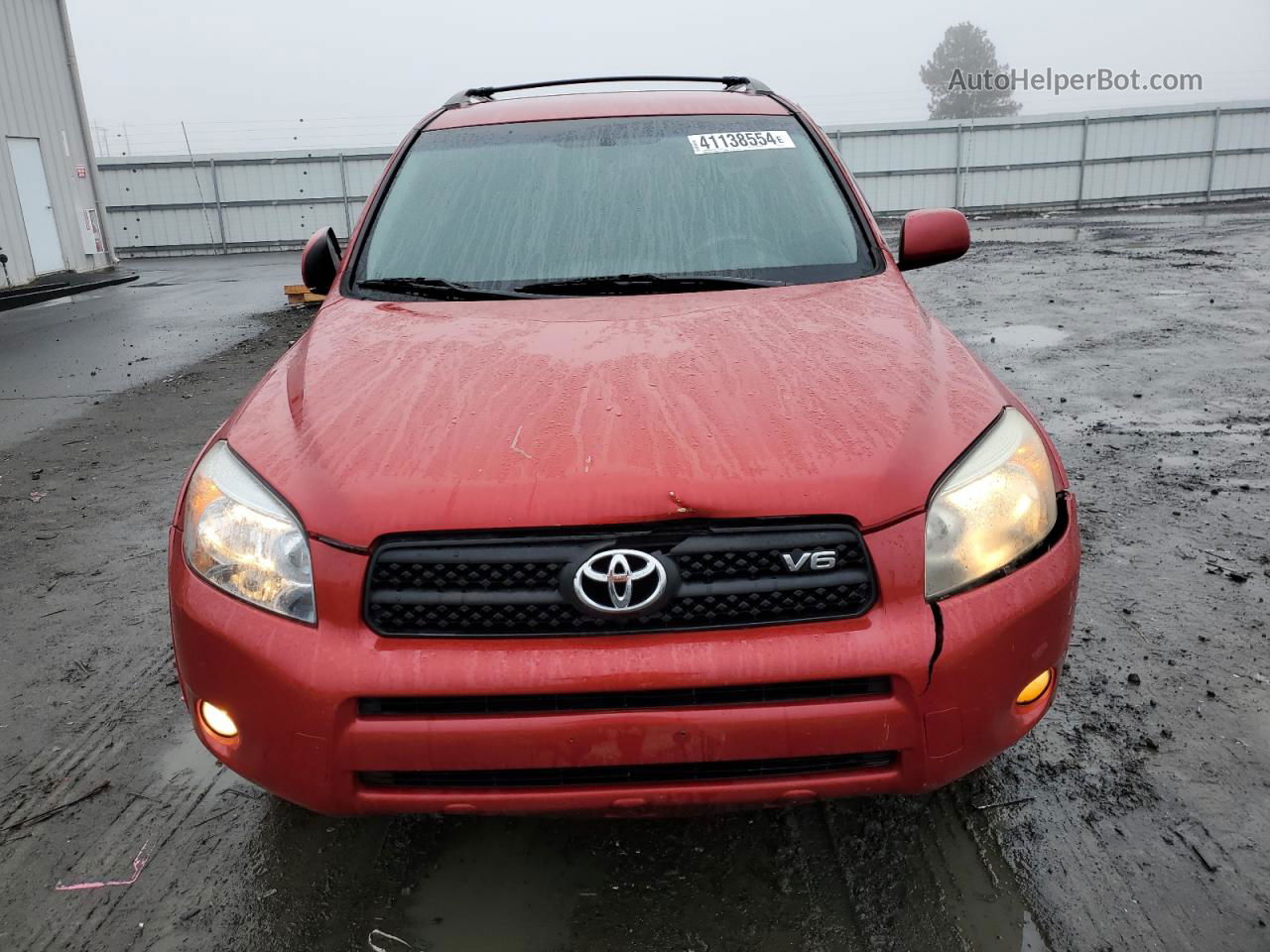 2007 Toyota Rav4 Sport Красный vin: JTMBK32V775021762