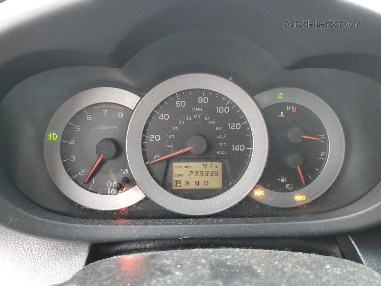 2007 Toyota Rav4 Sport Красный vin: JTMBK32V775021762