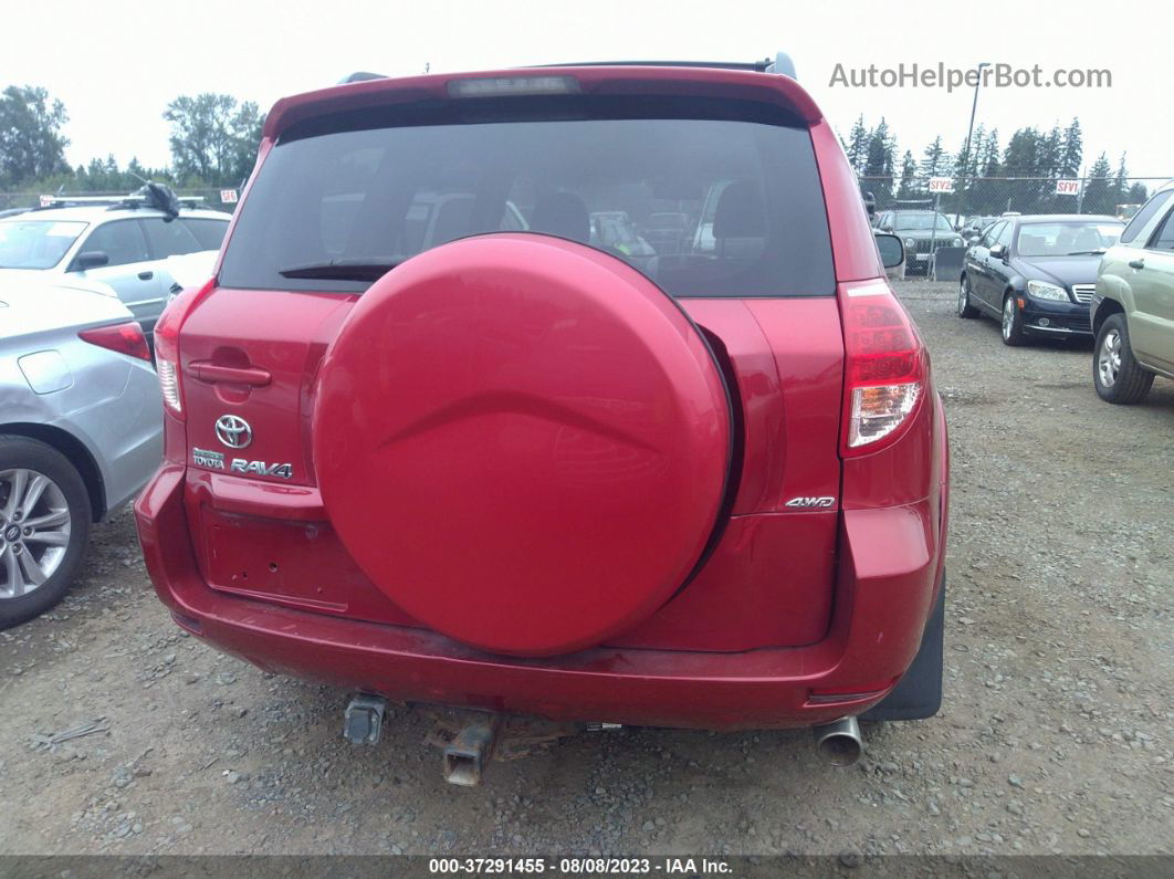 2007 Toyota Rav4 Sport Red vin: JTMBK32V775029988