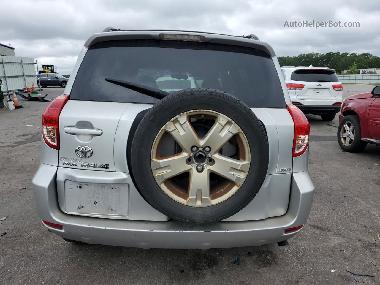 2007 Toyota Rav4 Sport Silver vin: JTMBK32V776024123