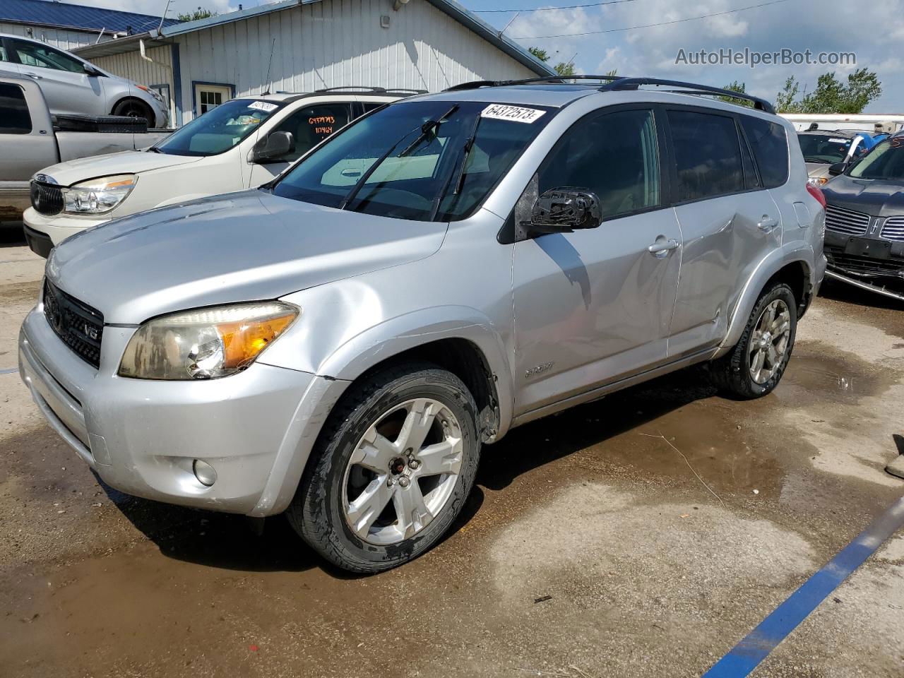 2007 Toyota Rav4 Sport Silver vin: JTMBK32V875013346