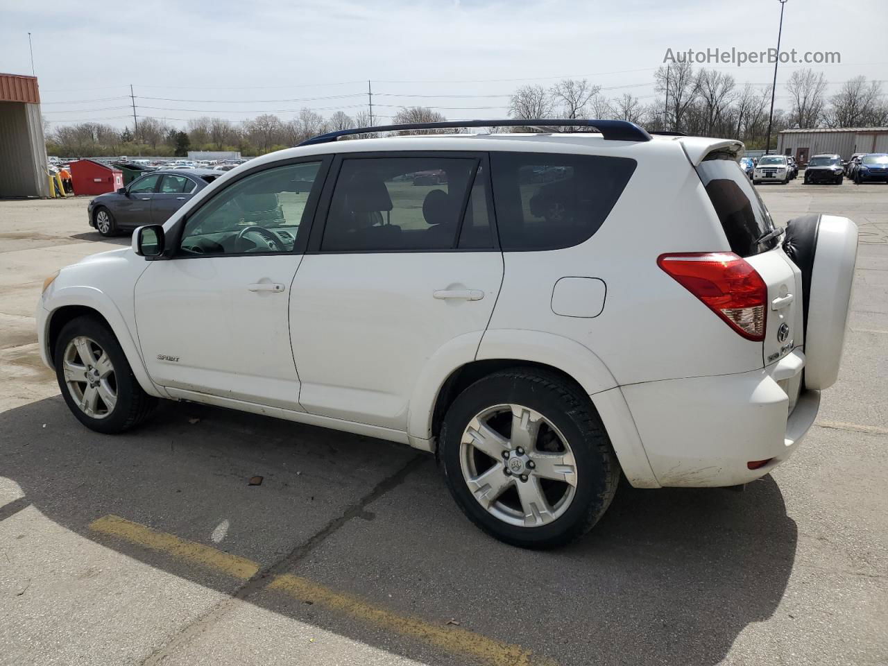 2007 Toyota Rav4 Sport Белый vin: JTMBK32V875013427