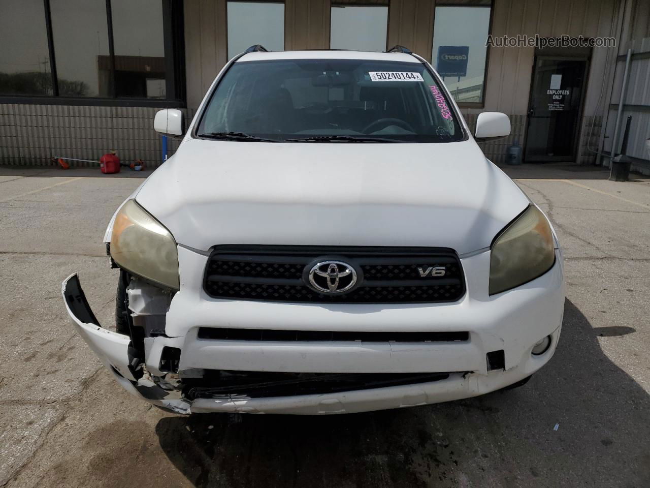 2007 Toyota Rav4 Sport White vin: JTMBK32V875013427