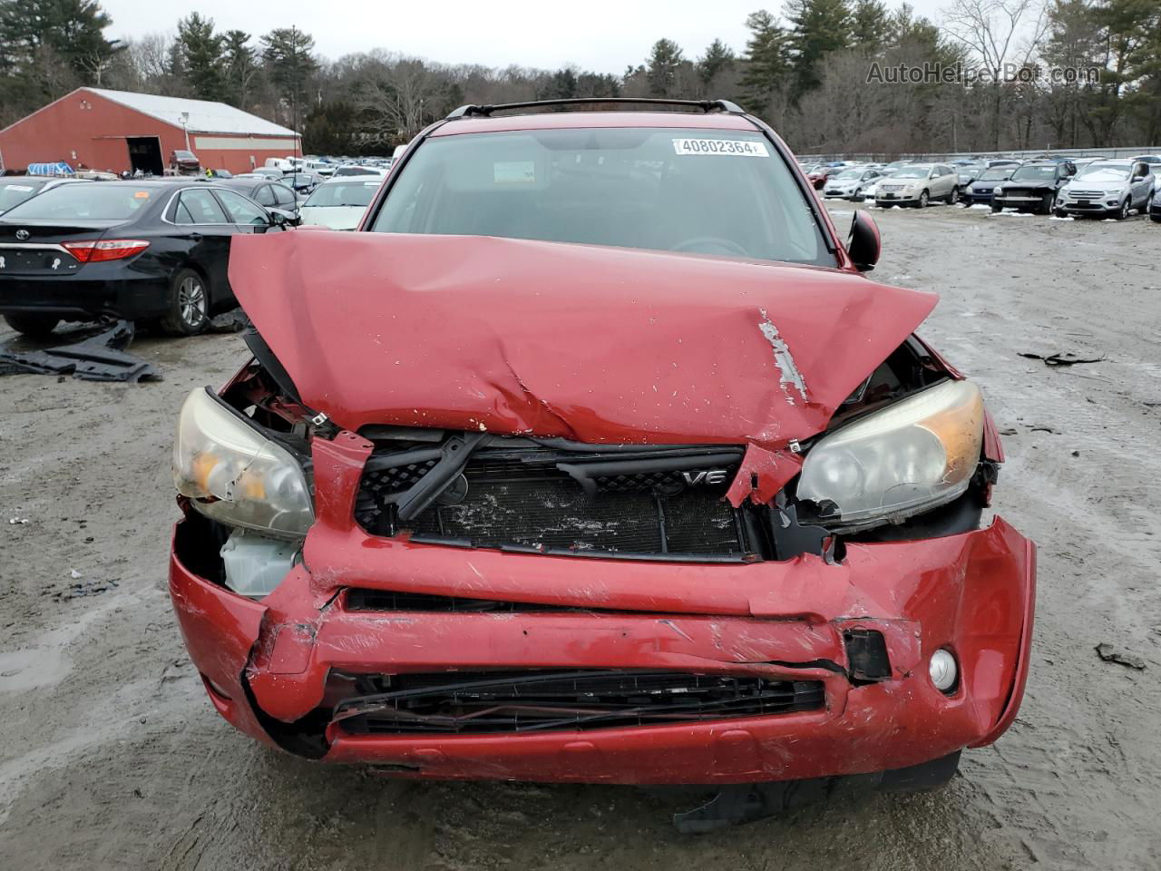 2007 Toyota Rav4 Sport Red vin: JTMBK32V975014019