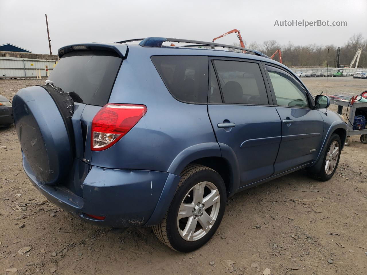 2007 Toyota Rav4 Sport Blue vin: JTMBK32V975020726