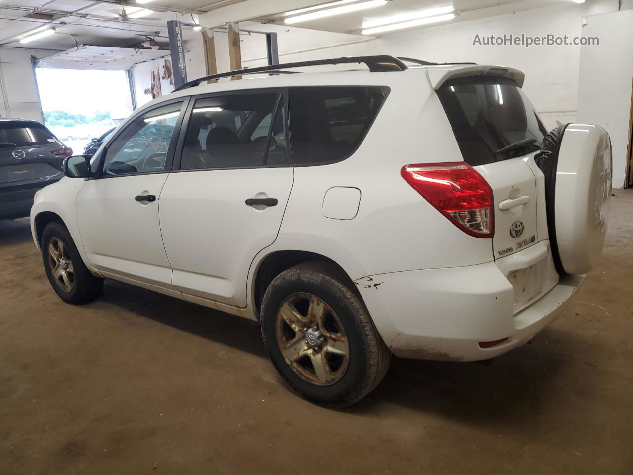 2007 Toyota Rav4  White vin: JTMBK33V475015433