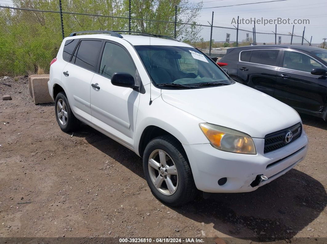 2007 Toyota Rav4 Base V6 White vin: JTMBK33V475024858