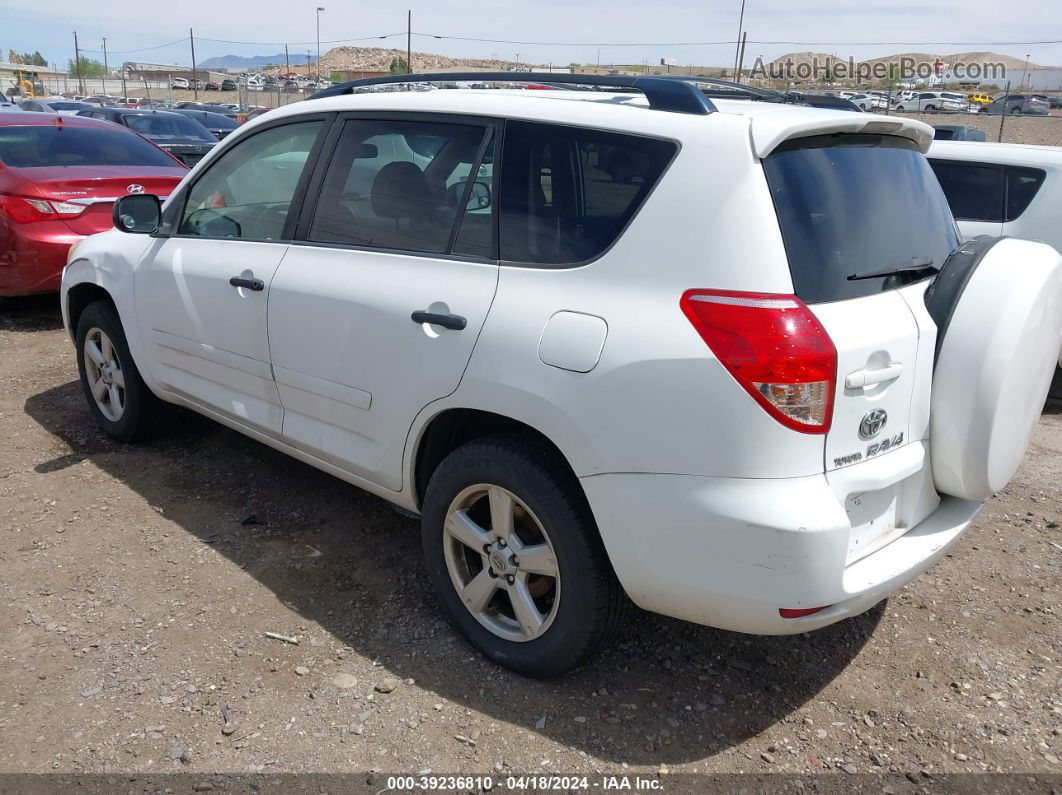 2007 Toyota Rav4 Base V6 White vin: JTMBK33V475024858