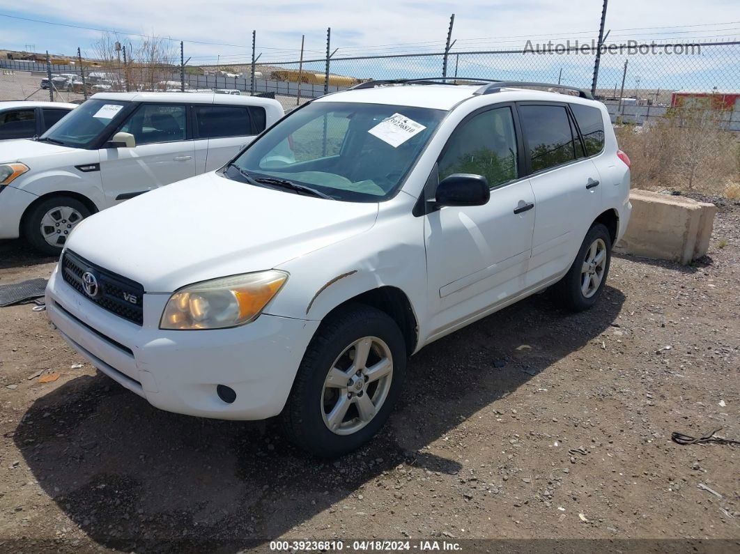 2007 Toyota Rav4 Base V6 White vin: JTMBK33V475024858