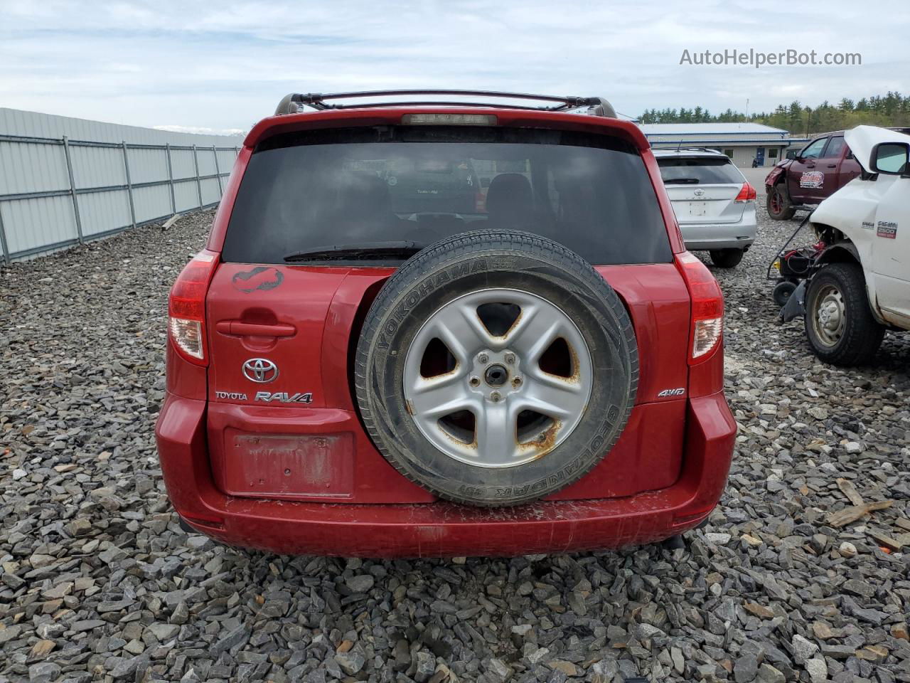 2007 Toyota Rav4  Red vin: JTMBK33V776026324