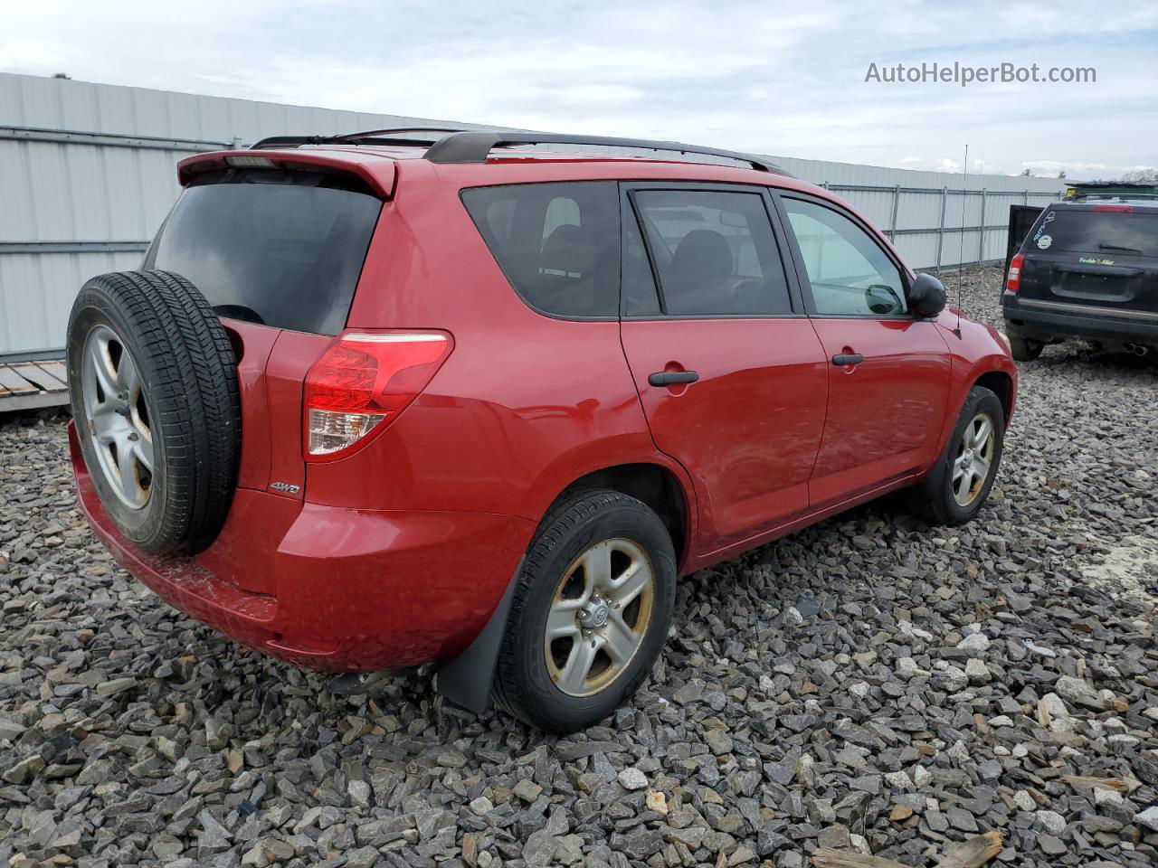 2007 Toyota Rav4  Red vin: JTMBK33V776026324