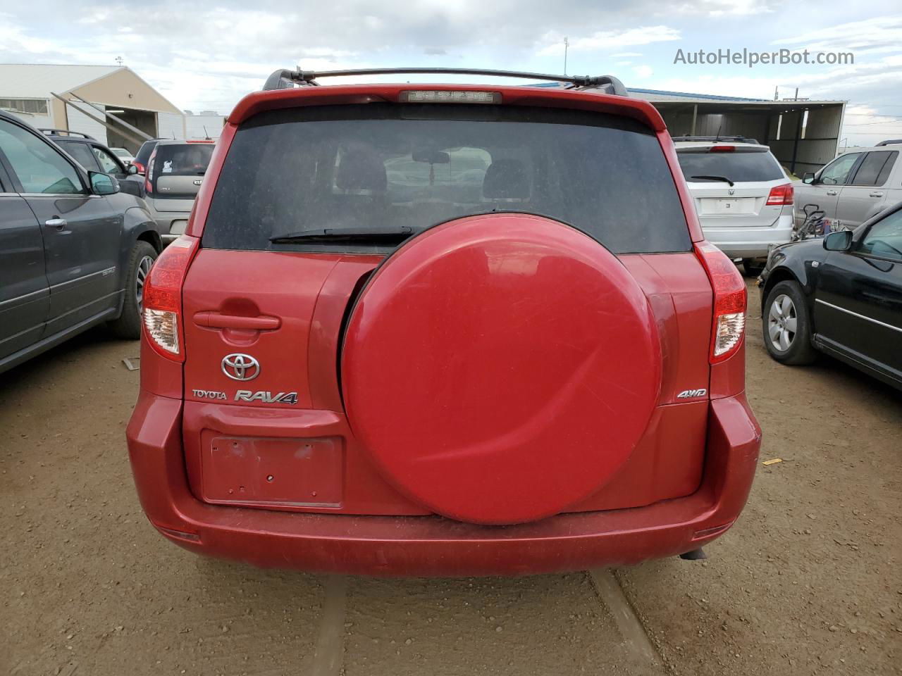 2007 Toyota Rav4  Red vin: JTMBK33V776027795