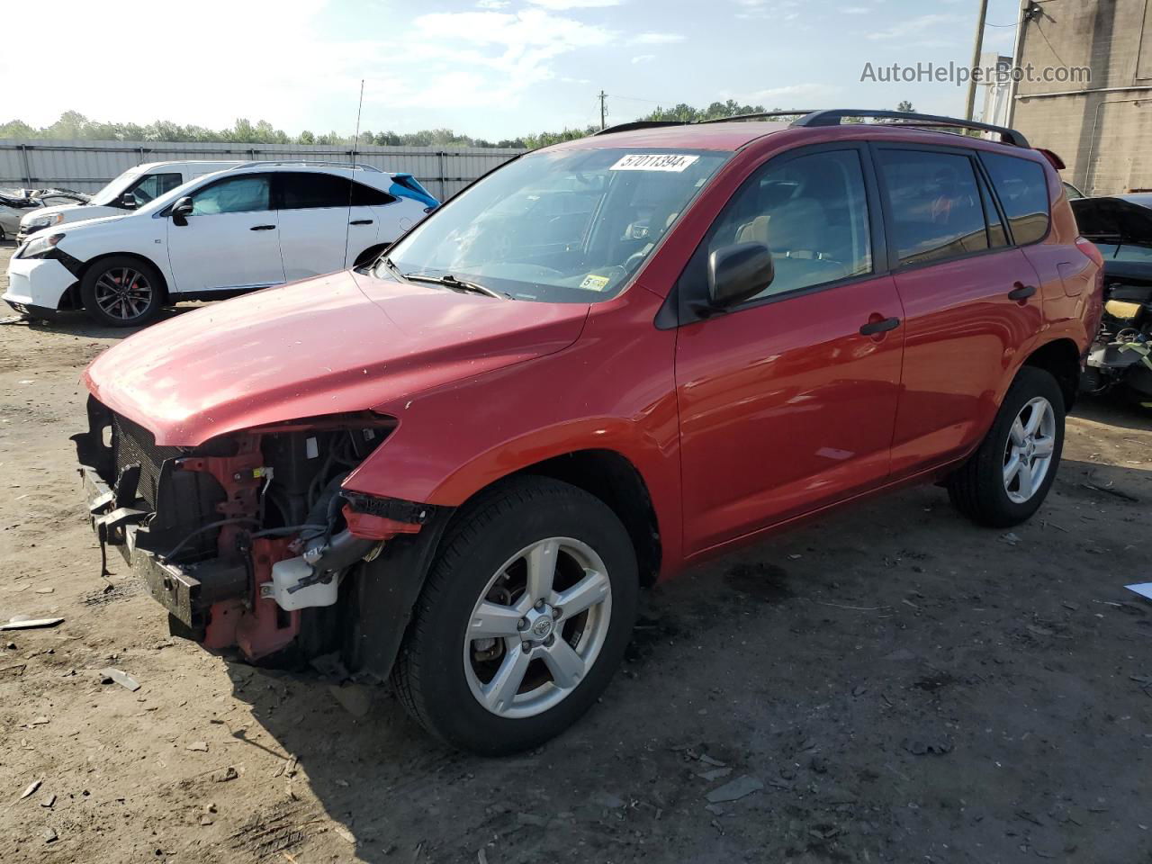 2007 Toyota Rav4  Red vin: JTMBK33V975022958