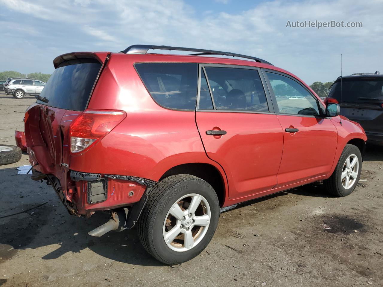 2007 Toyota Rav4  Red vin: JTMBK33V975022958