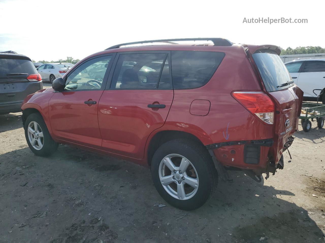 2007 Toyota Rav4  Red vin: JTMBK33V975022958