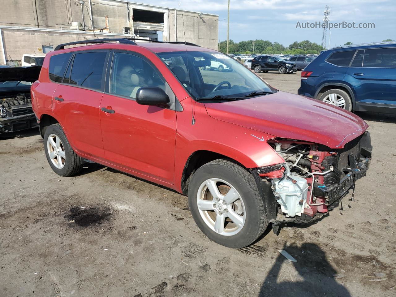 2007 Toyota Rav4  Red vin: JTMBK33V975022958