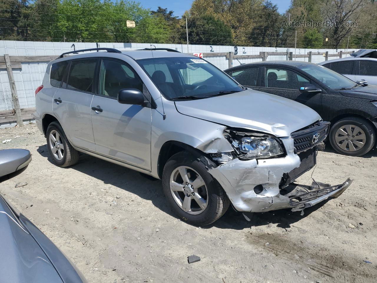 2007 Toyota Rav4  Silver vin: JTMBK35V275037637