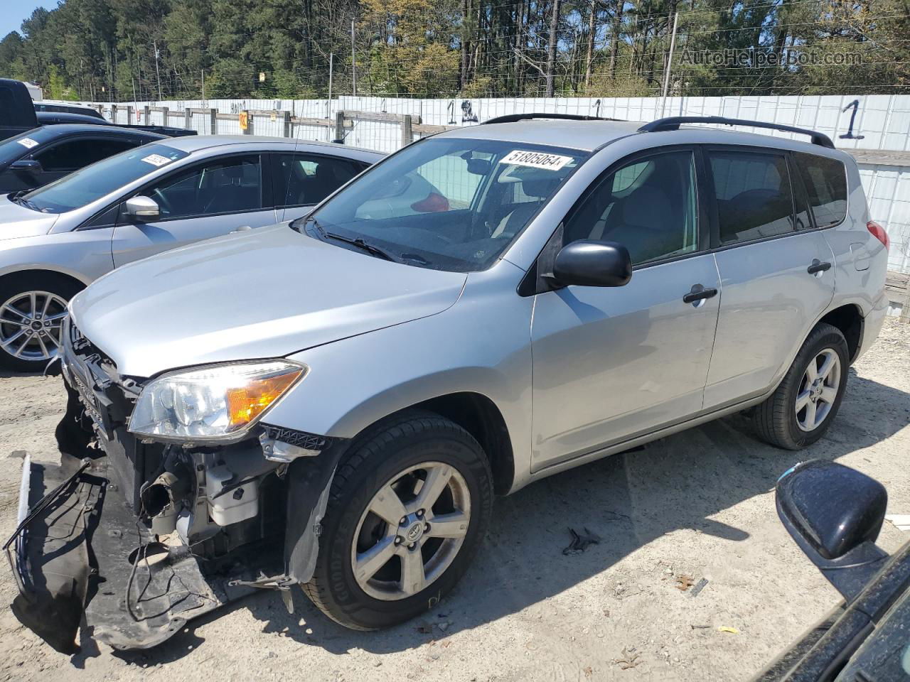 2007 Toyota Rav4  Silver vin: JTMBK35V275037637