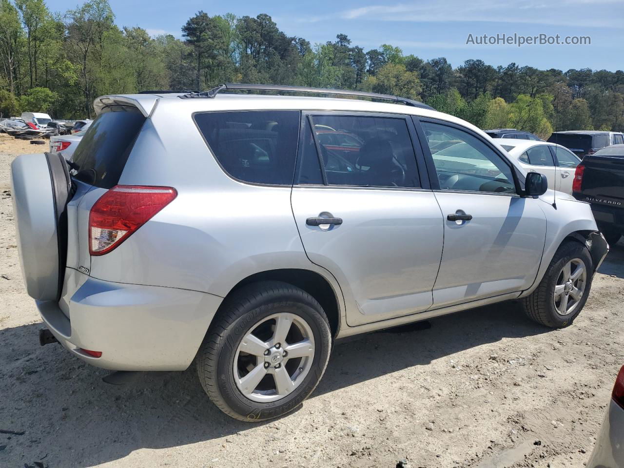 2007 Toyota Rav4  Silver vin: JTMBK35V275037637