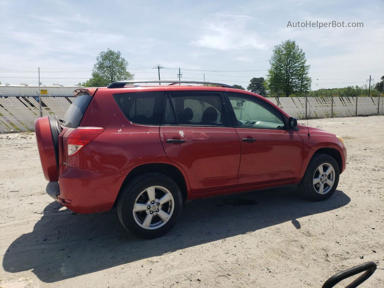 2007 Toyota Rav4  Red vin: JTMBK35V675036488