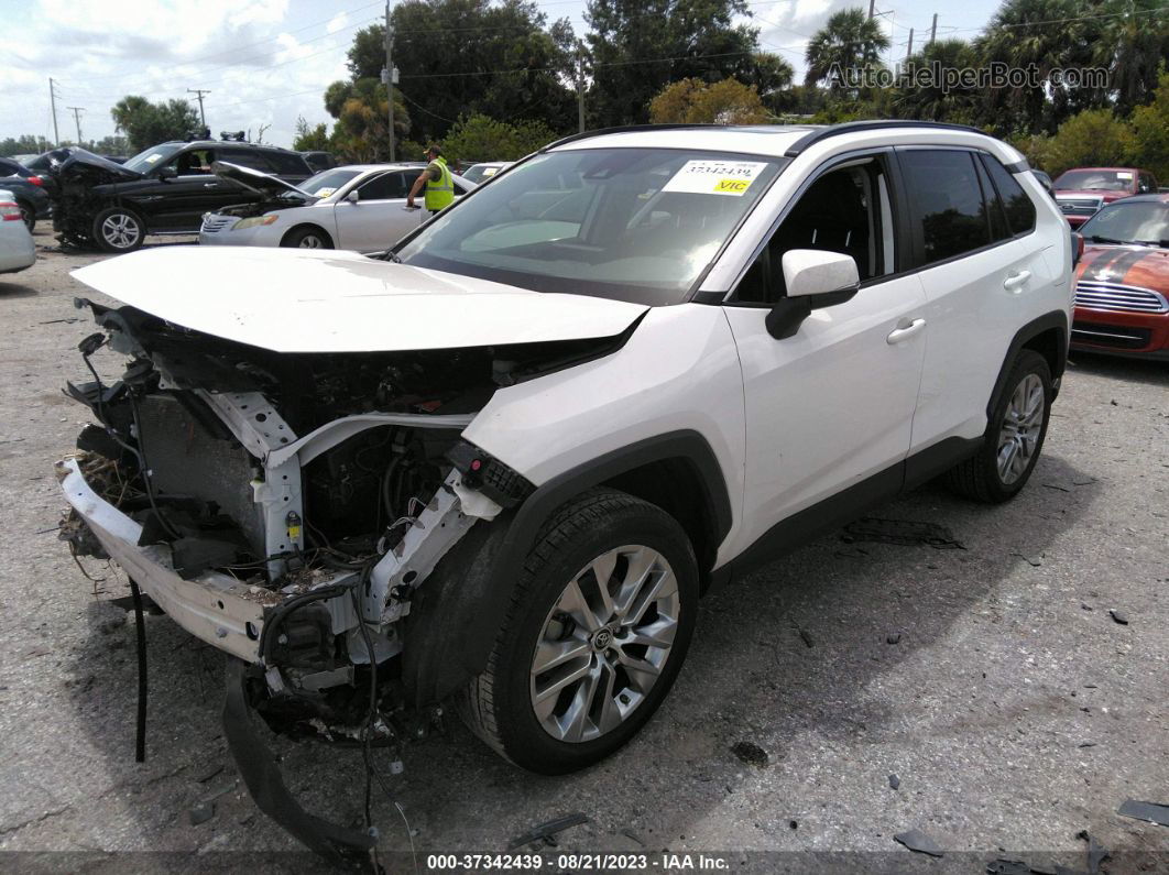 2019 Toyota Rav4 Xle Premium White vin: JTMC1RFV5KD021584