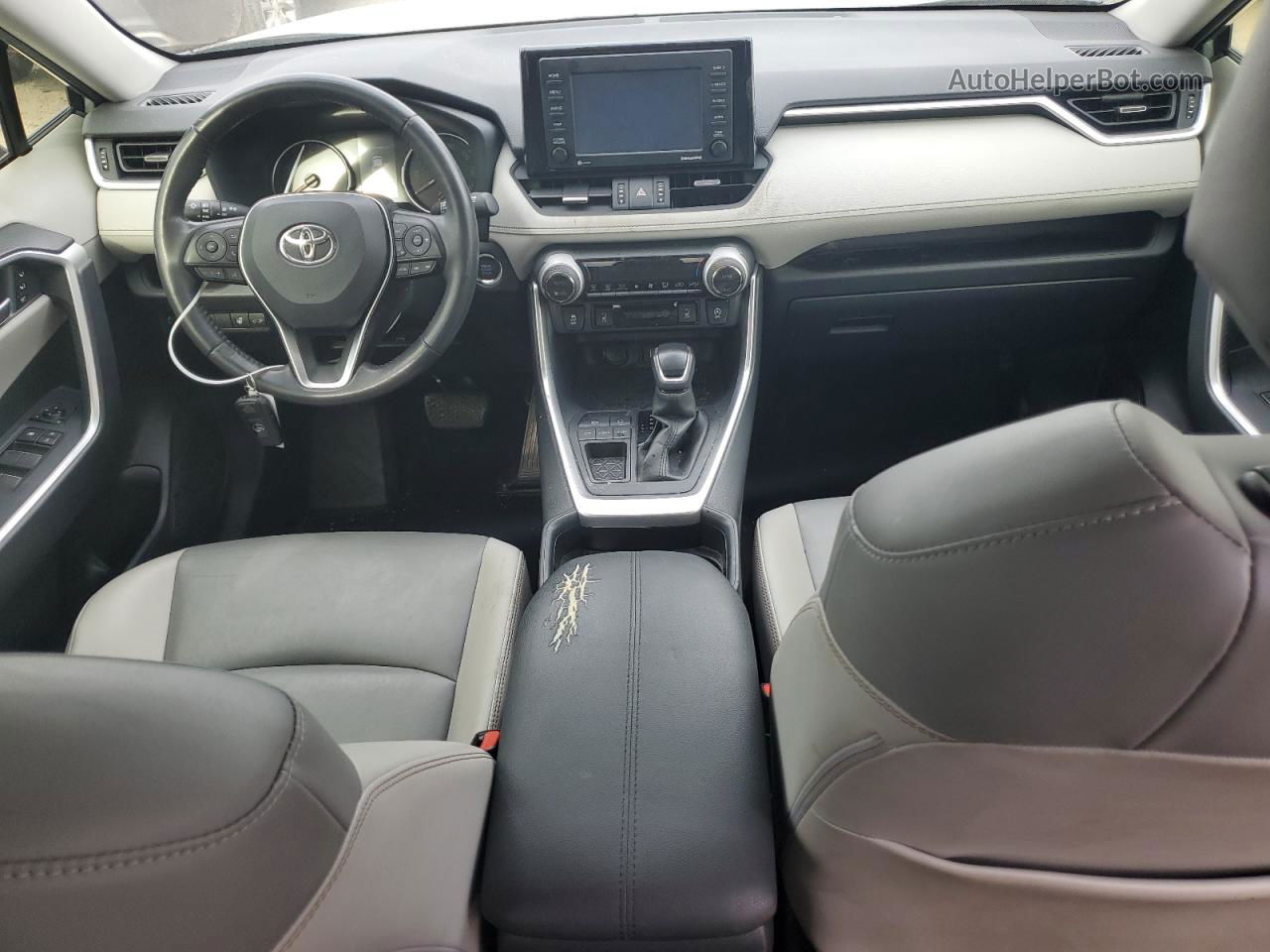 2020 Toyota Rav4 Xle Premium Серебряный vin: JTMC1RFV5LD517972