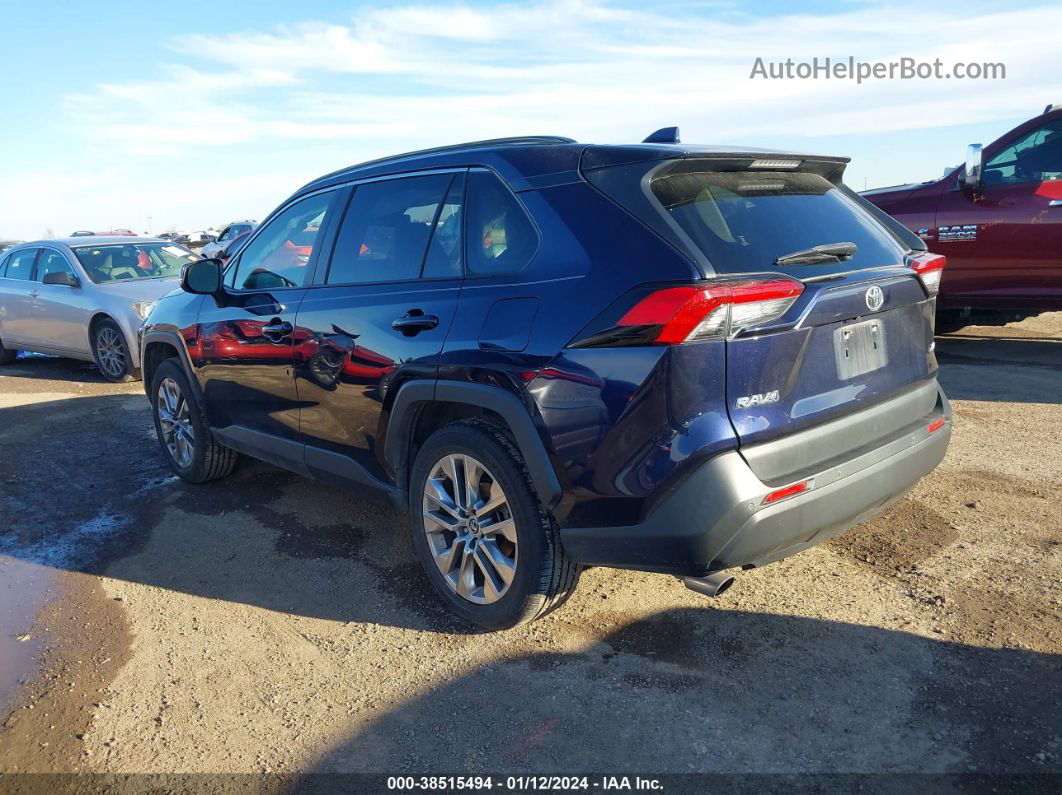 2019 Toyota Rav4 Xle Premium Blue vin: JTMC1RFV8KD500050