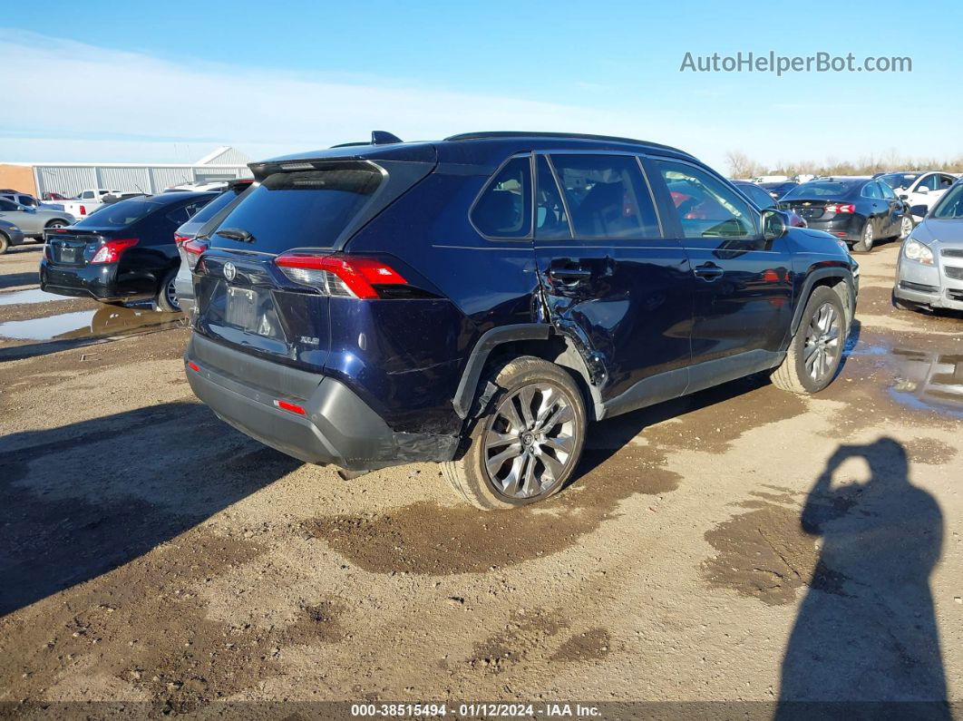 2019 Toyota Rav4 Xle Premium Blue vin: JTMC1RFV8KD500050