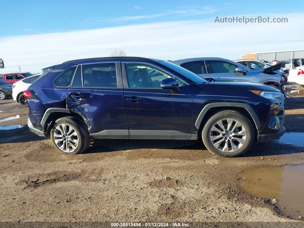 2019 Toyota Rav4 Xle Premium Blue vin: JTMC1RFV8KD500050